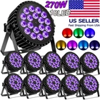 Uking 270W Led 18 Par Stage Dmx Rgbw Disco Show Dj Lighting Aluminum Shell New. Price: $435.59.