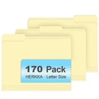 Manila Folders, 170 Pack 1/3 Cut Tab File 8.5 X 11 De... New. Price: $37.73.