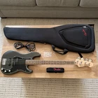 Fender Precision Bass 4-STRING Solid Body Electric Black Rh W/ Bag Used. Price: $375.00.