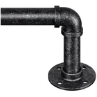 Inch Vintage Black Curtain Rod, 66"-120" Industrial Design New. Price: $49.59.
