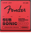 Fender 9050 Subsonic Electric Bass Strings .045-.105 Custom Light New. Price: $39.99.