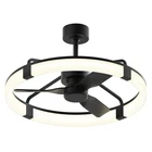 Artika Sunnyvale 28" Led Ceiling Fan/fandelier Silver Brushed Nickel With Remote New. Price: $131.00.