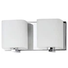 Maxim Lighting Wrap 2-LIGHT Bath Vanity Polished Chrome Finish Satin Open. Price: $54.99.