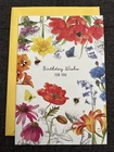 Hallmark Birthday Greeting Card Garden Flowers Butterflies Bees For Friend New. Price: $5.49.