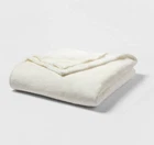 King Microplush Bed Blanket Sour Cream - Threshold New. Price: $49.99.
