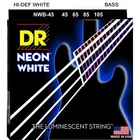 Dr NWB-45 Neon Hi-def White Bass Strings, 45-105 Medium 4-STRING. New. Price: $29.99.