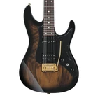 Used Ibanez AZ41P1EW Premium Electric Guitar W/ Bag - Natural Gray Burst. Price: $1399.99.