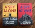 New Lot - Spy Alone (1) & At War (2) Charles Beaumont Oxford Ring Brand. Price: $16.95.