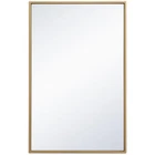 Elegant Decor Eternity 18" X 28" Modern Metal Frame Mirror In Brass New. Price: $134.00.