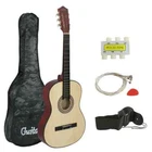 Zeny 38" Acoustic Guitar Set For Kids - Bag, Strap, Strings, Pick Included New. Price: $59.00.
