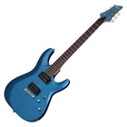 Schecter C-6 Deluxe Series Electric Guitar Satin Light Blue Metallic New. Price: $399.00.