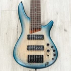 Ibanez SR606E Series 6-STRING Bass, Rosewood, Cosmic Blue Starburst Flat New. Price: $949.99.