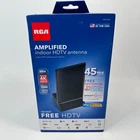 Rca Amplified Indoor Hdtv Antenna ANT1275E 45 Mile Range - New. Price: $34.99.