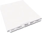 Premium Collated Legal Exhibit Avery(r) Style Divider Sets A-z/toc Bottom Tab New. Price: $7.33.