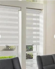 Chicology Light Filtering Dual Layer Zebra Roller Shade 26 W X 72 Open. Price: $34.99.