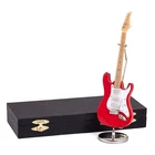 Broadway Gifts Co. Red Electric Guitar With Case Stand Replica Miniature ... New. Price: $36.12.