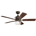 Lyndon Patio 3-LIGHT 52" Outdoor Ceiling Fan Olde Bronze New. Price: $664.99.