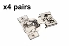 4 Pairs Amerock 1/2" (13MM) Overlay Face Frame Self-close Concealed Cabinet Hing Open. Price: $16.39.