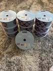 10X Kirkland Wire-edged Ribbon Red White & Blue Plaid 2.5" Wide 50 Yd New. Price: $64.97.