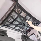 Ceiling Cargo Net Pocket 35.4"X23.6" Double-layer Storage Camping Organizer New. Price: $13.71.