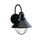 Kichler Seaside Outdoor Wall 1LT 8X12", Black - 9022BK New. Price: $89.99.