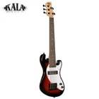 Kala Solid Body 5-STRING Fretted U-bass Tobacco With Bag UBASS-SB5-TB-FS New. Price: $479.00.