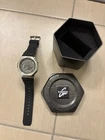 Casio G-shock Watch Men GM2100-1A 45MM Silver Tone Analog Digital Pre-owned. Price: $129.00.