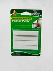 Duck Brand Reusable Removable Poster Putty For Mounting, 2OZ, White New. Price: $6.99.
