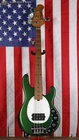 Sterling Stingray Short Scale With Roasted Maple Neck - Charging Green Used. Price: $619.99.
