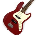 Fender Squier Series Jazz Bass Used Alder Body Rosewood Fingerboard Red. Price: $422.99.