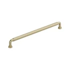 Amerock Cowrie 12-5/8 Inch (320MM) Center-to-center Golden Champagne Cabinet Pul Open. Price: $21.99.