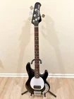 Music Man Sterling Stingray RAY34 Bass, Black String, Rosewood Fb With Gig Bag Used. Price: $595.00.