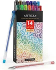 Arteza Glitter Gel Ink Pens - Set Of 14 New. Price: $11.99.