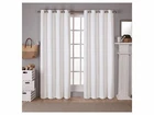 Exclusive Home Sateen Twill Weave Insulated Blackout Grommet Top Curtain Panels# New. Price: $19.99.