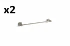 X Kohler Riff 24 In. Single Towel Bar Vibrant Brushed Nickel Open. Price: $108.23.