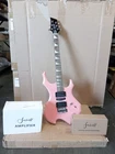 Open Box Fojill Flame Shape Electric Guitar Gloss Pink Body 1ZG2C0760306253520. Price: $119.00.