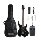 Full Size Electric Guitar Kit Black 24FRET Hsh Pickup Single Tremolo With Por... New. Price: $168.77.