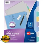 Avery Big Tab Plastic Dividers 24 Sets New. Price: $189.99.