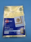 Avery Inkjet Print Or Write Notarial Seals 2 Diameter Gold 44 Pack New. Price: $9.95.