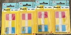 4 Pack Post-it Durable Index Tabs 36 Ct. Red- Blue-yellow 3M Each New. Price: $14.69.