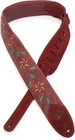 Leathers Levys 2.5 Vine Series Burgundy Red Flowers Green Leaves Guitar New. Price: $111.57.