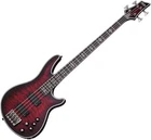 Schecter Hellraiser EXTREME-4 Electric Bass Crimson Red Burst Satin New. Price: $1399.00.