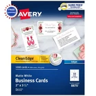 Printable Business Cards Avery 1000 Blank Inkjet 2 X 3.5 Clean Edge Sure Feed New. Price: $74.99.