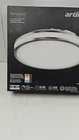 Artika Hemisphere Led Flush Mount Light Dimmable Selectable White Chrome 14.9IN Open. Price: $24.49.