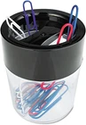 UNV08126 Two-compartment Plastic Magnetic Clip Dispenser Black New. Price: $13.99.