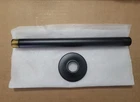 Delta U4999-BL 10" Ceiling Mounted Shower Arm & Flange, Matte Black Open. Price: $50.00.