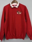 Vintage Double Collared Sweatshirt Usa United Stand Color Bleed Oversized Med Pre-owned. Price: $13.79.
