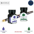 Monteverde 60ML Core Ink Bottle (30ML Malibu Blue, California Teal) New. Price: $14.85.