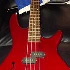 Ibanez GSR200 4-STRING Solid Body Electric Bass Guitar Red Right-hand Maple Used. Price: $140.00.