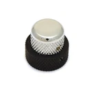(1) Genuine Fender Black/chrome Stacked Knob For '62 Jazz Bass 001-9503-000 New. Price: $27.50.